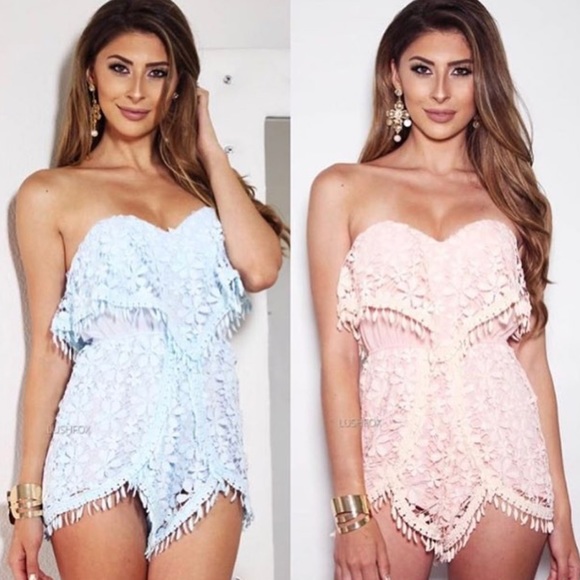 Pink short romper - Picture 3 of 3